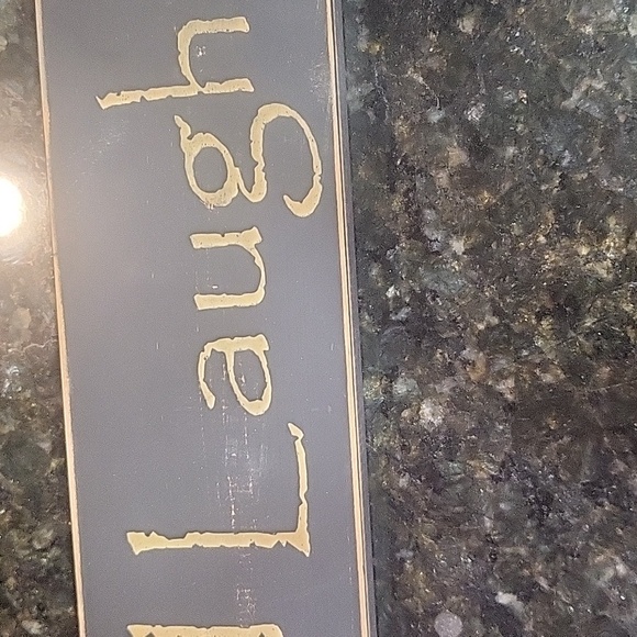 Live Well Laugh Often Love Much ign 38" x 3.5" - Picture 5 of 9